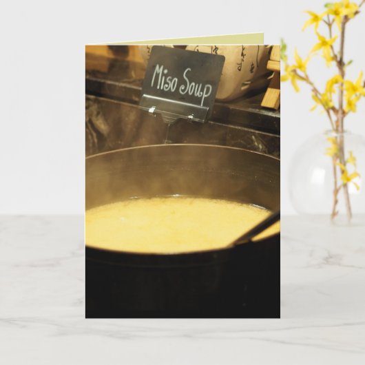 MISO SOUP GLÜCKLICH BIRTHDAY FUNNY ROMANTIC CARD KARTE (Gelbe Blume)