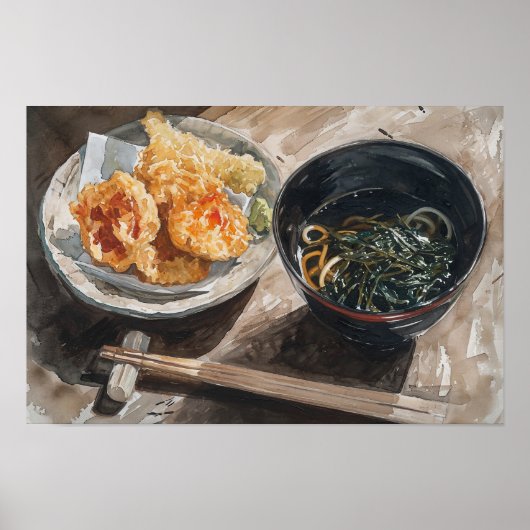 Miso Soup und Tempura Poster (Vorne)