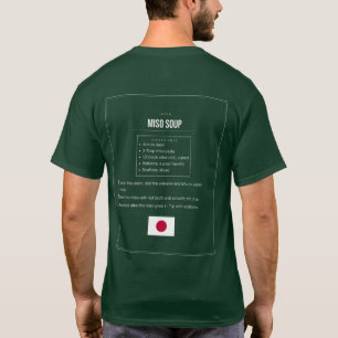 Miso-Suppen-Rezept-T-Shirt Japanisches Standard- T-Shirt