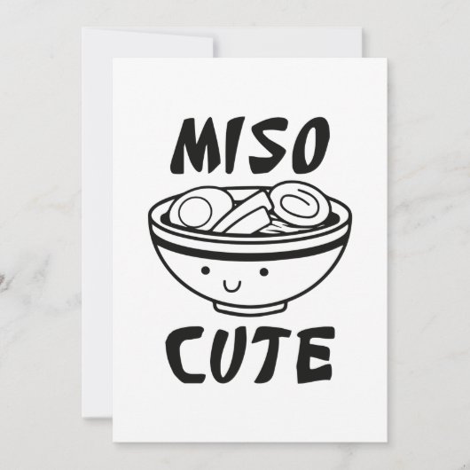 Miso Süß Dankeskarte (Vorderseite)