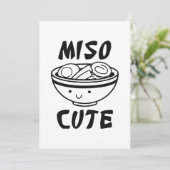 Miso Süß Dankeskarte (Stehend Vorderseite)