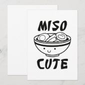 Miso Süß Dankeskarte (Vorne/Hinten)