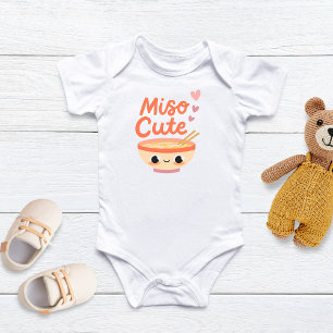 Miso Süßes Baby, Reizendes Ramen-Themengeschenk fü Baby Strampler