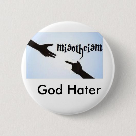 Misotheism Button (Vorderseite)