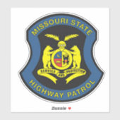 MISOURI STAAT HIGHWAY PATROL AUFKLEBER (Blatt)