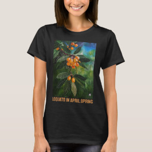 Mispeln im April Frühling Gemälde von Alfred Fox T-Shirt