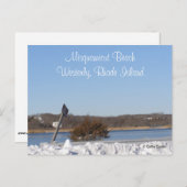 Misquamicut Beach Postkarte (Vorne/Hinten)