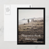 Misquamicut Beach, Rhode Island Postkarte (Vorne/Hinten)