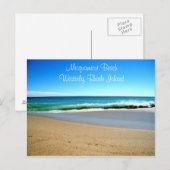 Misquamicut Beach RI Postkarte (Vorne/Hinten)