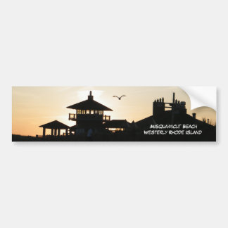 Misquamicut Strand-Rhode Island Autoaufkleber