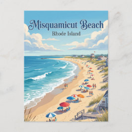 Misquamicut Strand Rhode Island Postkarte