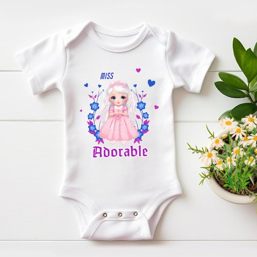 Miss adorable baby strampler