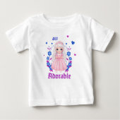 Miss adorable baby t-shirt (Vorderseite)