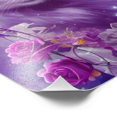 Miss adorable Katze Fotodruck (Ecke)