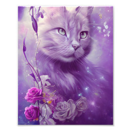 Miss adorable Katze Fotodruck