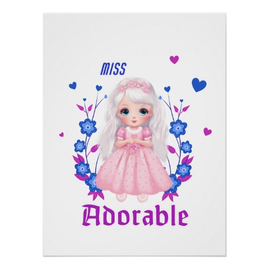 Miss adorable poster (Vorderseite)