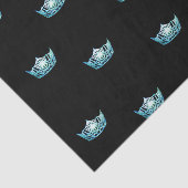 Miss America Aqua Crown Tissue Paper Seidenpapier (Ausschnitt)