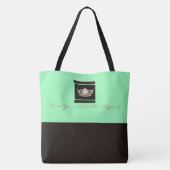 Miss America Art Custom Color Tasche Brown/Aqua (Rückseite)
