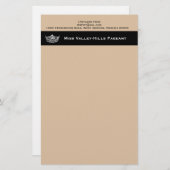 Miss America Art Custom Stationspapier Briefpapier (Vorne/Hinten)
