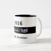 Miss America Art Pageant Crown Glückwunschs Tasse (VorderseiteRechts)