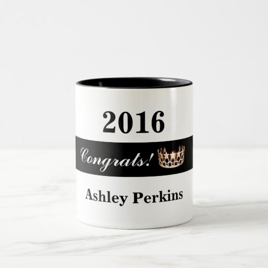 Miss America Art Pageant Crown Glückwunschs Tasse (Mittel)