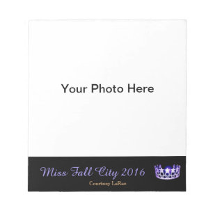 Miss America Art Pageant Foto Autograph Pad Notizblock
