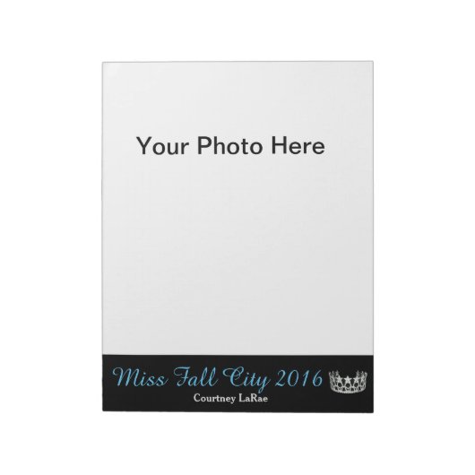 Miss America Art Pageant Foto Autograph Pad Notizblock (Rotiert)
