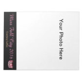 Miss America Art Pageant Foto Autograph Pad Notizblock (Vorderseite)