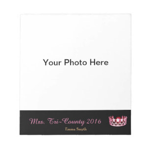 Miss America Art Pageant Foto Autograph Pad Notizblock