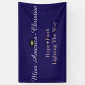 Miss America Christlicher Typ Custom Banner (Vertikal)