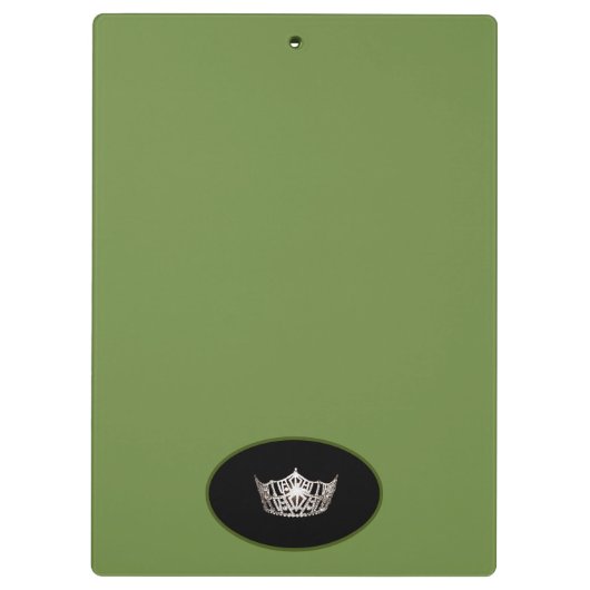 Miss America Crown Clipboard Klemmbrett (Rückseite)