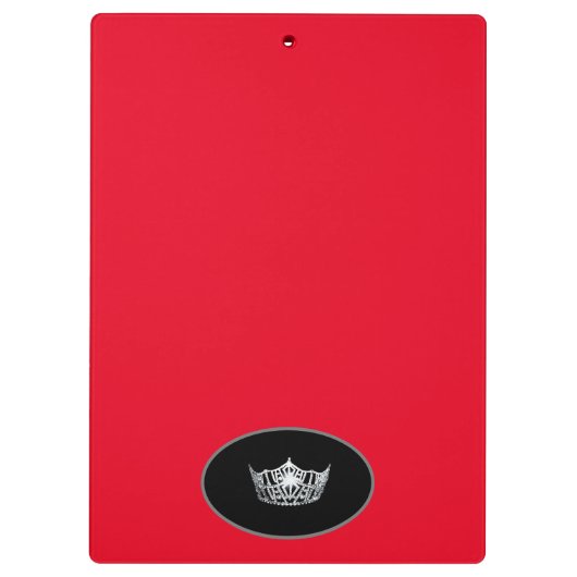 Miss America Crown Clipboard Klemmbrett (Rückseite)
