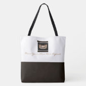 Miss America Crown Custom Color Tasche Brwn/Whit (Rückseite)