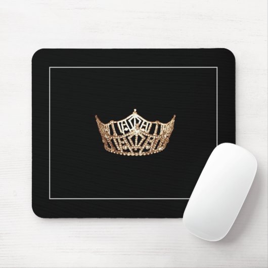 Miss America Crown Mouse Pad Mousepad (Mit Mouse)