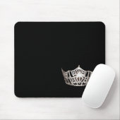 Miss America Crown Mouse Pad Mousepad (Mit Mouse)