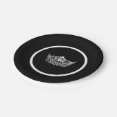 Miss America Crown Pageant Party Paper Plate Pappteller (Schrägansicht)