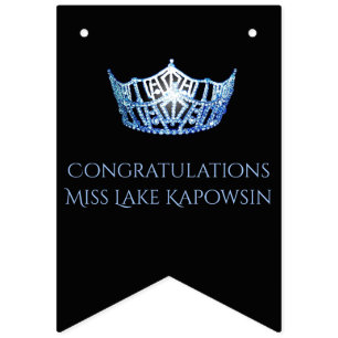 Miss America Crown Party Banner