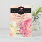 Miss America Crown Peonies Awards Ball Programm (Stehend Vorderseite)