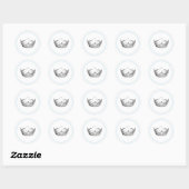 Miss America Crown Stickers (Blatt)