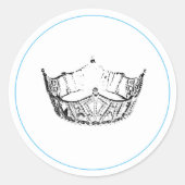 Miss America Crown Stickers (Vorderseite)