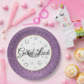 Miss America Crown Viel Glück 9" Paper Teller (Party)