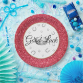 Miss America Crown Viel Glück 9" Paper Teller (Party)