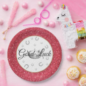 Miss America Crown Viel Glück 9" Paper Teller (Party)