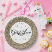 Miss America Crown Viel Glück 9" Paper Teller (Party)