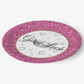 Miss America Crown Viel Glück 9" Paper Teller (Schrägansicht)