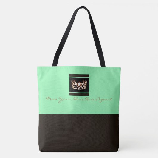 Miss America Custom Color Tasche Brown/Aqua (Vorderseite)
