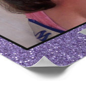 Miss America Glitzer Personal Portrait Poster (Ecke)