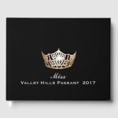 Miss America Gold Crown Pageant Gästebuch (Vorderseite)