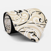 Miss America Gold Crown Scroll Print Krawatte (Gerollt)