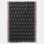 Miss America Gold Crown Throw Blanket Decke (Vorderseite Vertikal)